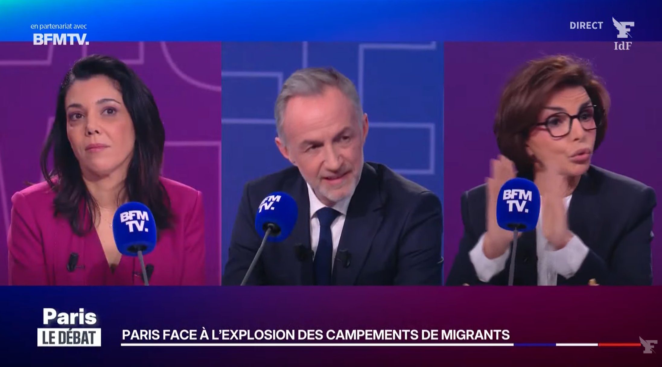 Paris municipal election debate: Dati and Chikirou dominate, Grégoire struggles