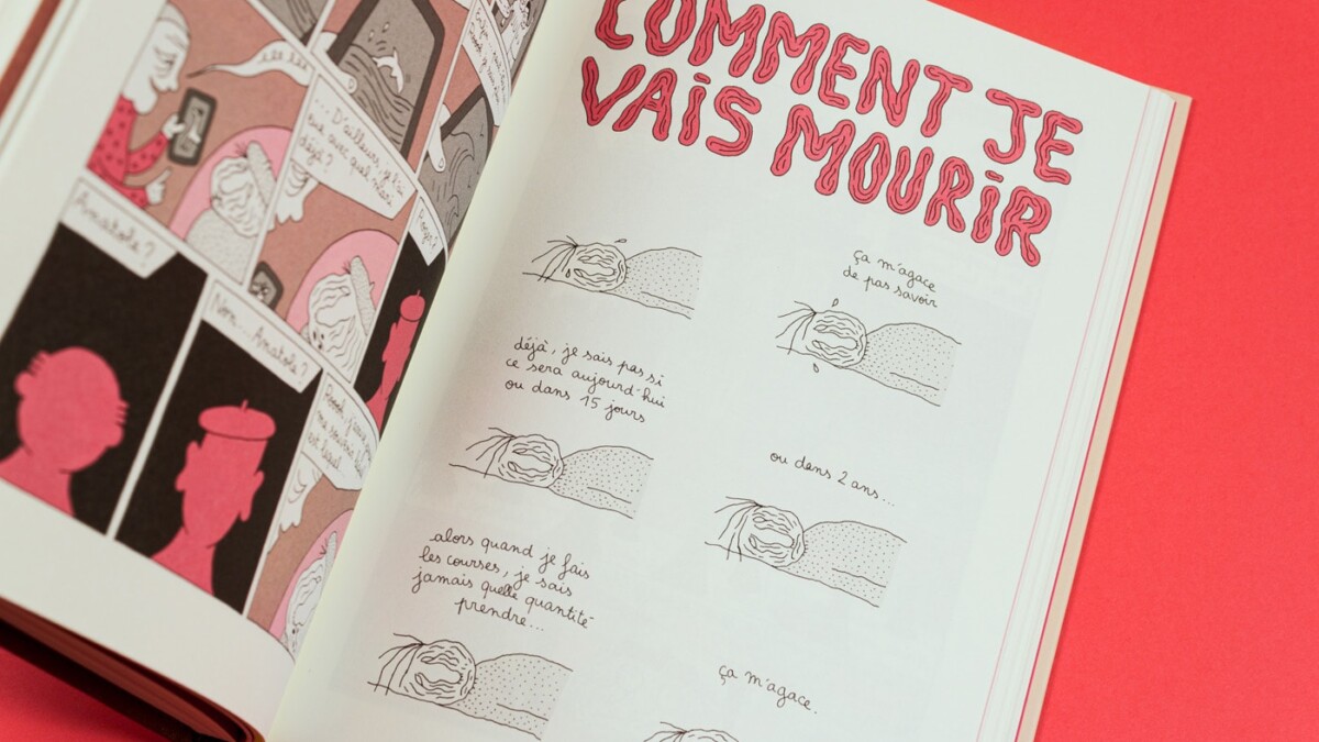 "Viejo": Delphine Panique desmantela el edadismo en una cáustica tira cómica