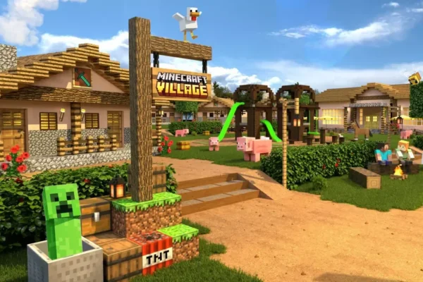 Un parc d’attractions Minecraft avec montagnes russes et univers immersif ouvrira en 2027 près de Londres