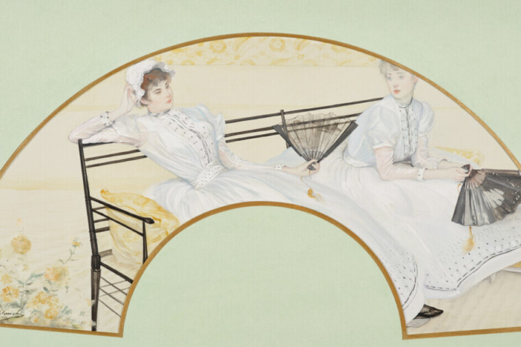 Le musée d’Orsay expose 17 éventails impressionnistes offerts par la famille Kan