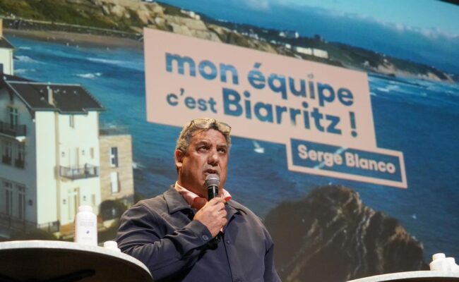 Municipales Biarritz : Serge Blanco en tête devant Maider Arosteguy
