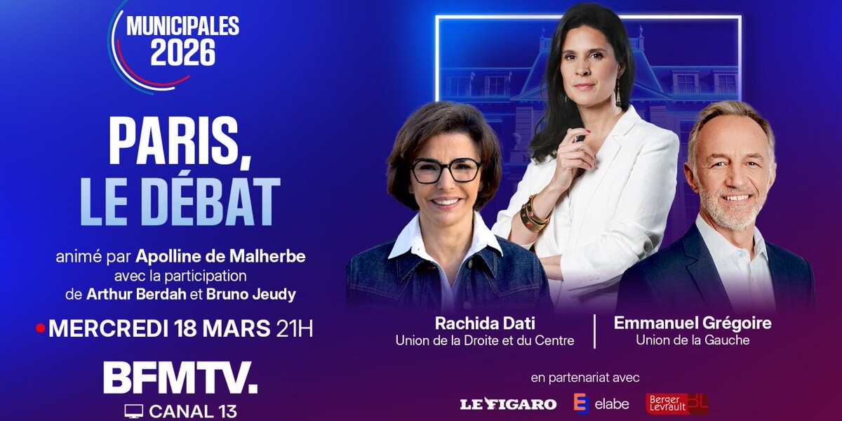 Paris 2026: Dati et Grégoire, un seul débat télévisé avant le second tour