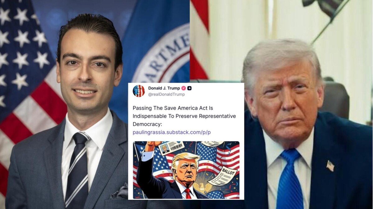 Trump partage un texte de Paul Ingrassia qui alerte sur un système électoral « fragilisé »