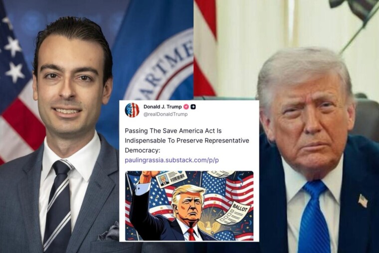 Trump partage un texte de Paul Ingrassia qui alerte sur un système électoral « fragilisé »