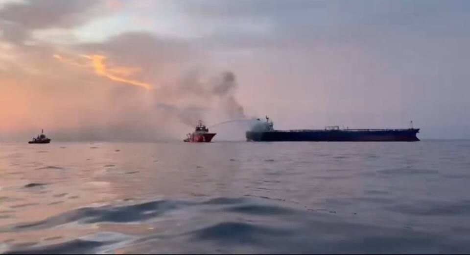 Un drone russe frappe un cargo étranger près d’un port ukrainien en mer Noire