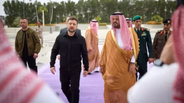Zelensky en Arabie saoudite pour renforcer ses alliances au Moyen-Orient