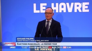 Municipales 2026 : L'ancien premier ministre Édouard Philippe (Horizons) réélu maire du Havre avec 47,71 %
