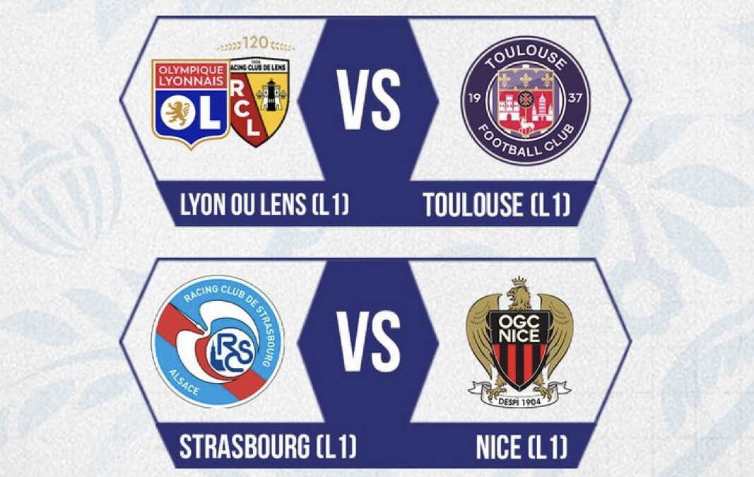— Coupe de France : découvrez le tirage au sort des demi‑finales