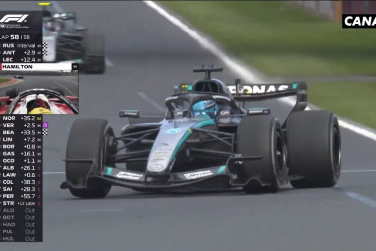 F1 - victoire de Russell et doublé de Mercedes pour le premier GP de la saison en Australie. Charles Leclerc sur le podium