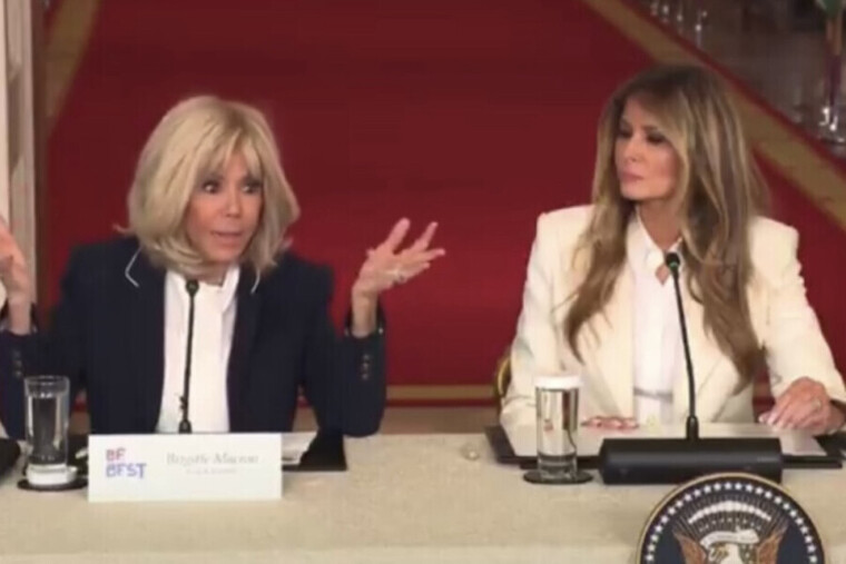 Insolite – Brigitte Macron doublée par une voix d’homme à la Maison-Blanche, lors du sommet international lancé par Melania Trump