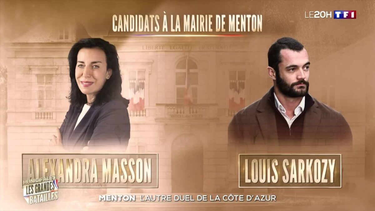 Municipales Menton : Alexandra Masson (RN-UDR) en tête, Louis Sarkozy troisième RN-UDR