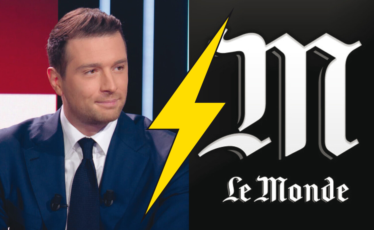 Jordan Bardella dénonce une fake news du Monde sur son prétendu jet privé. Le journal corrige son article en urgence