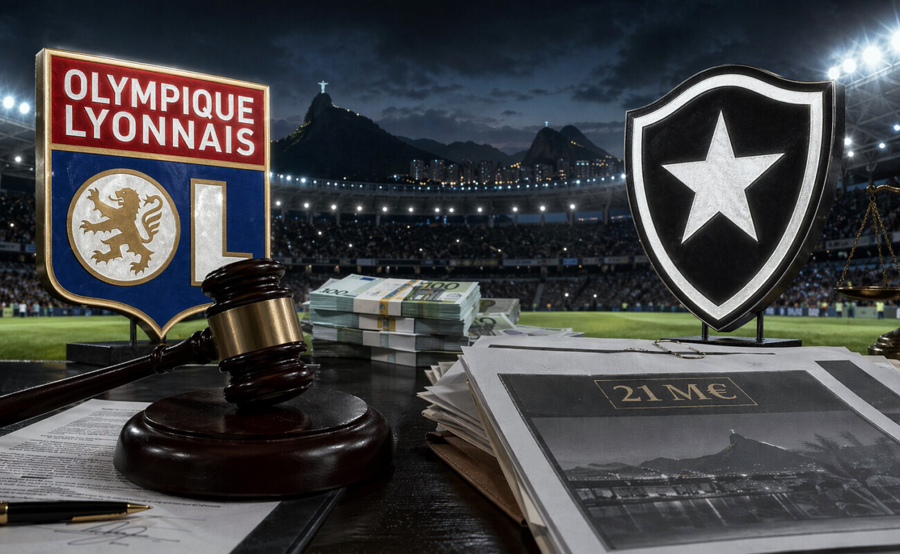 — L’OL condamné à verser 20,8 millions d’euros à Botafogo par le tribunal régional de Rio