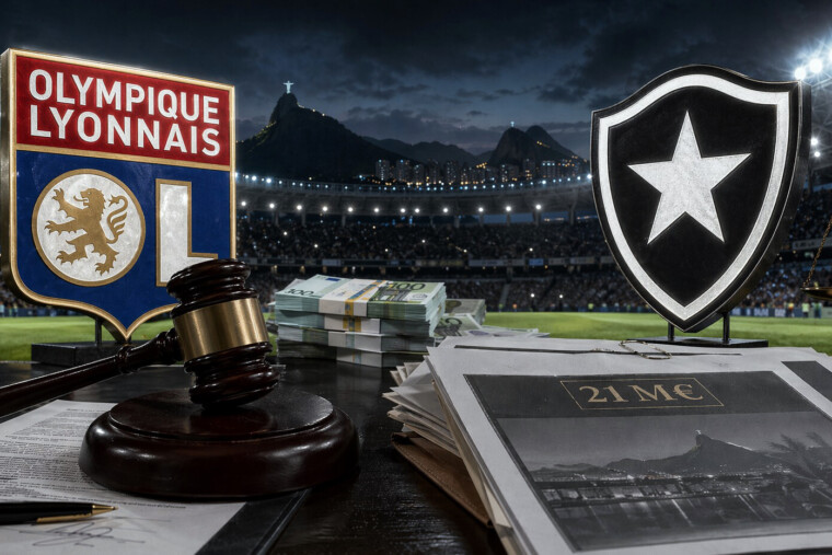 — L’OL condamné à verser 20,8 millions d’euros à Botafogo par le tribunal régional de Rio