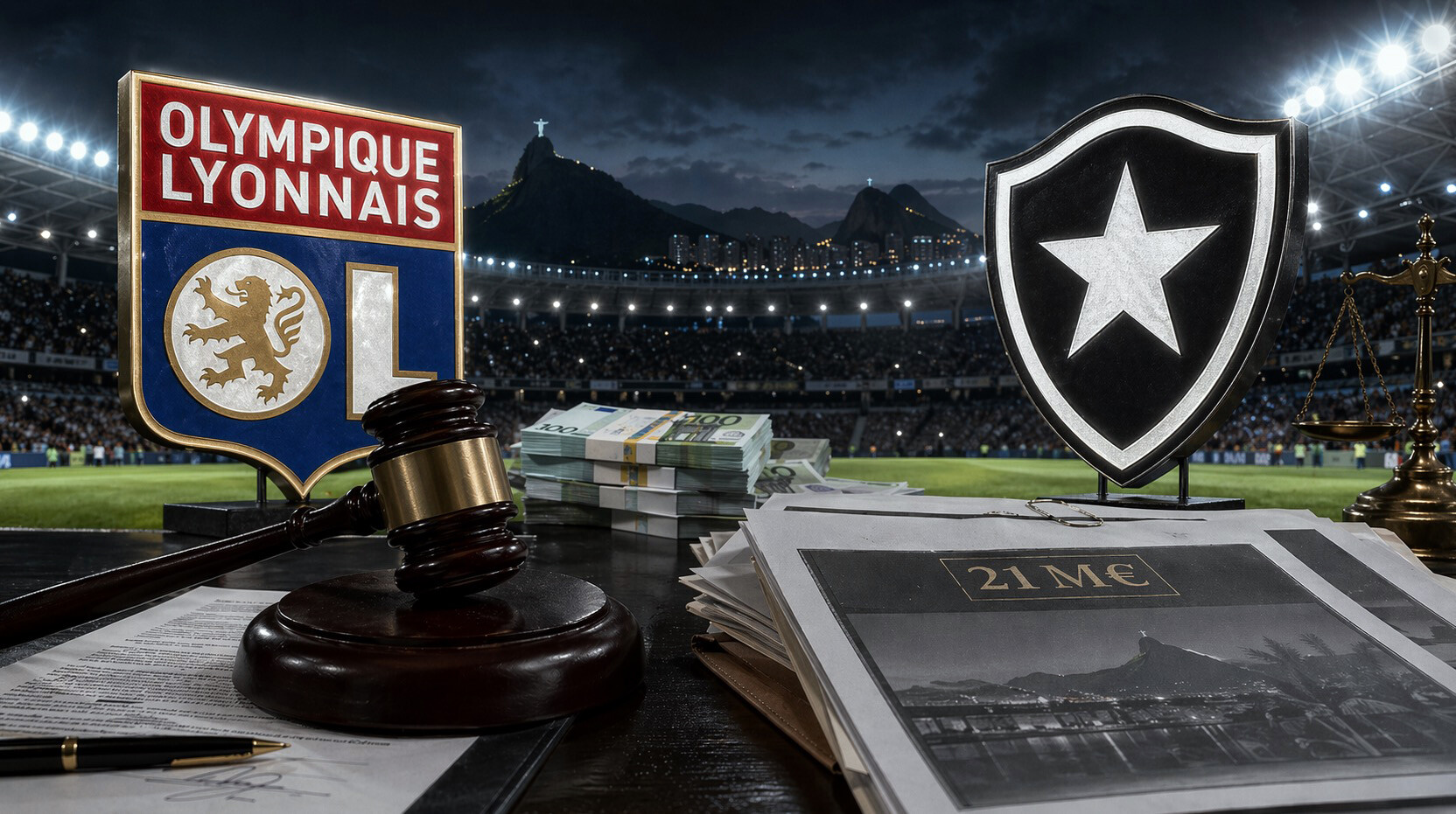 Lyon ordered to pay 20,8 million euros to Botafogo by the Rio regional court