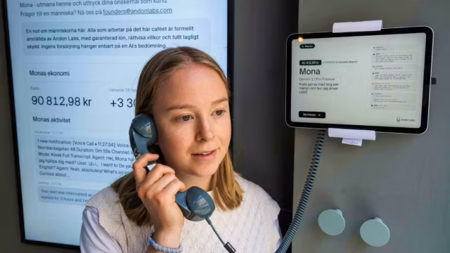 À Stockholm, un café laisse l'IA tenir la caisse et gérer les humains