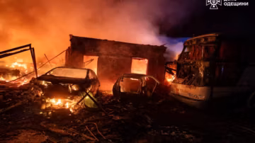 Des drones russes frappent un port stratégique ukrainien et des navires civils