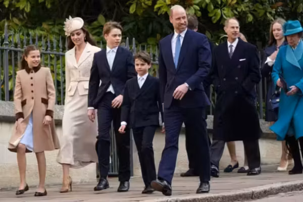 Famille royale britannique : une apparition resserrée pour la messe de Pâques à Windsor