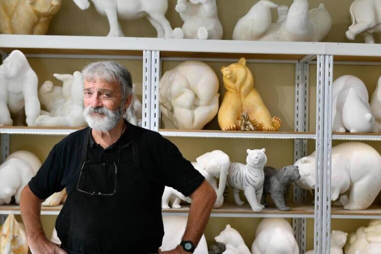 Michel Bassompierre, sculpteur du monde animal, est mort à 78 ans à Nantes