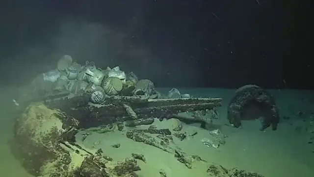 Exploration du navire marchand du XVIe siècle découvert à 2 500 mètres de fond au large de Ramatuelle