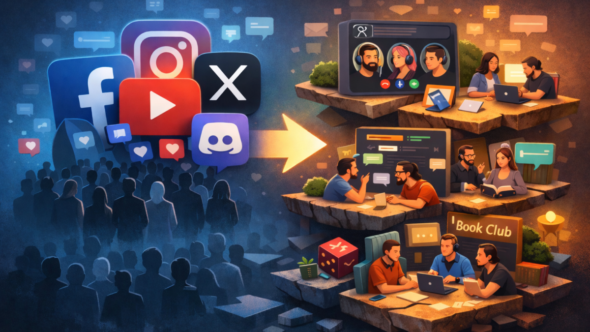 L’essor des micro-communautés en ligne : la fin des réseaux sociaux de masse ?