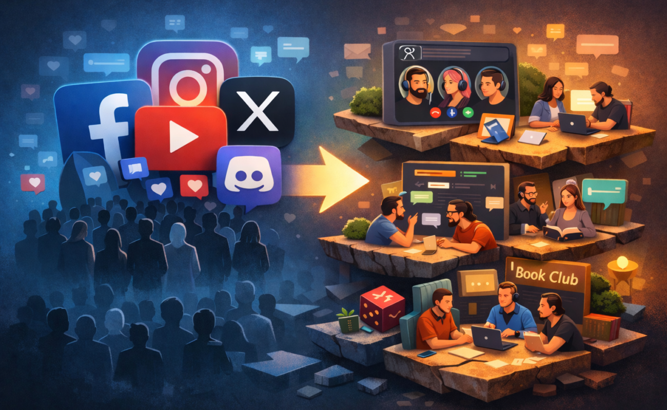 L’essor des micro-communautés en ligne : la fin des réseaux sociaux de masse ?