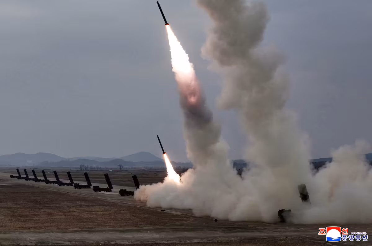 North Korea launches several ballistic missiles into the sea in a new show of force.