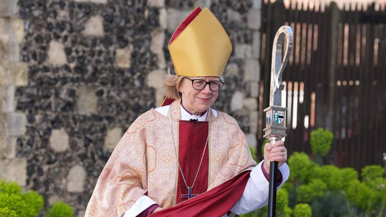 Sarah Mullally in Rome, a closely watched meeting between Anglicans and the Vatican