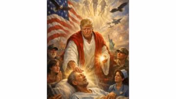 Une image de Trump en figure christique créée par IA déclenche une polémique après sa querelle avec le pape