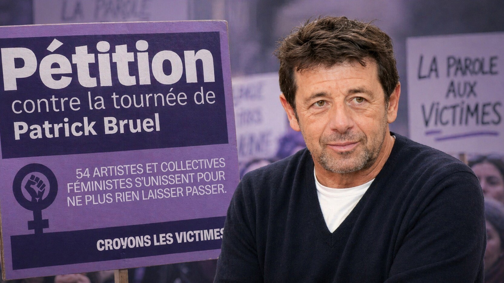 Patrick Bruel: Artists and feminist associations are calling for the cancellation of his concerts