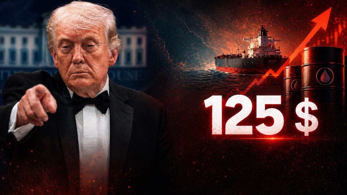 Prix de l'essence : le Brent s'envole à 125 dollars après les propos de Trump sur un blocus prolongé du détroit d’Ormuz