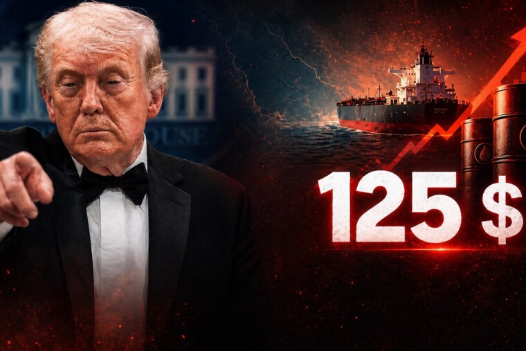 Prix de l'essence : le Brent s'envole à 125 dollars après les propos de Trump sur un blocus prolongé du détroit d’Ormuz