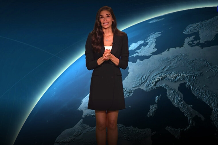 VIDÉO - Les adieux de Tatiana Silva, qui présentait sa dernière météo sur TF1 ce dimanche soir