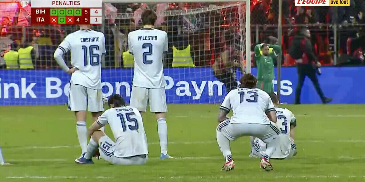 — Terrible ! L’Italie ratera la Coupe du monde pour la troisième fois de suite