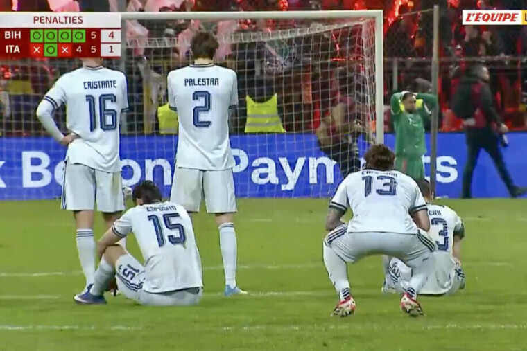 — Terrible ! L’Italie ratera la Coupe du monde pour la troisième fois de suite