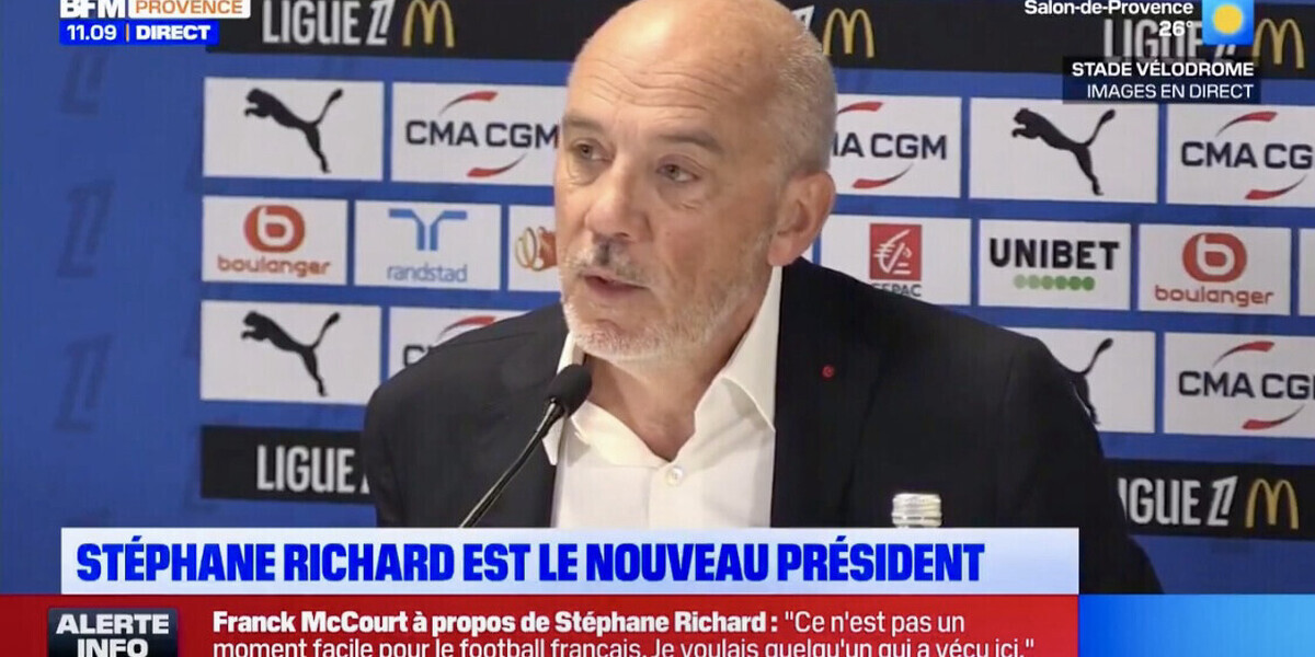 — Stéphane Richard nouveau président de l’OM: «Je suis conscient du challenge»