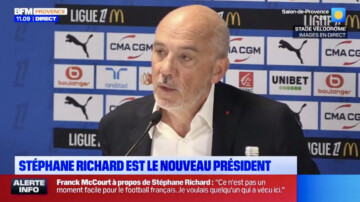 — Stéphane Richard nouveau président de l’OM: «Je suis conscient du challenge»