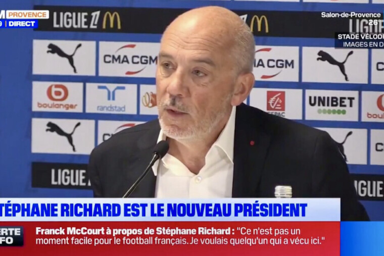 — Stéphane Richard nouveau président de l’OM: «Je suis conscient du challenge»