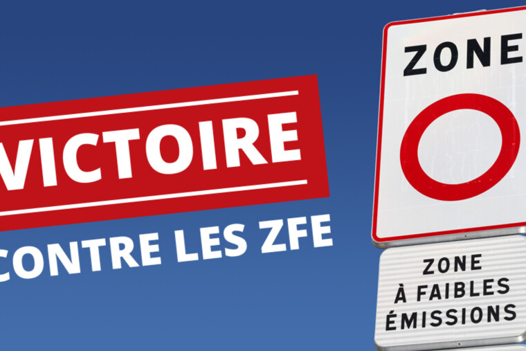 Après l’Assemblée, le Sénat vote la fin des ZFE : la fin d’un dispositif injuste et inefficace Photo: 40 millions d’automobilistes