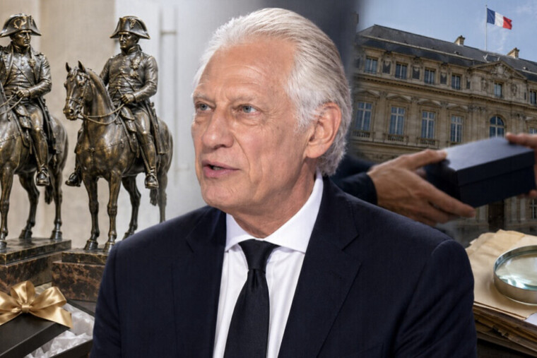 Statuettes à 125.000 euros : Dominique de Villepin rattrapé par une affaire de cadeaux reçus lorsqu’il était ministre
