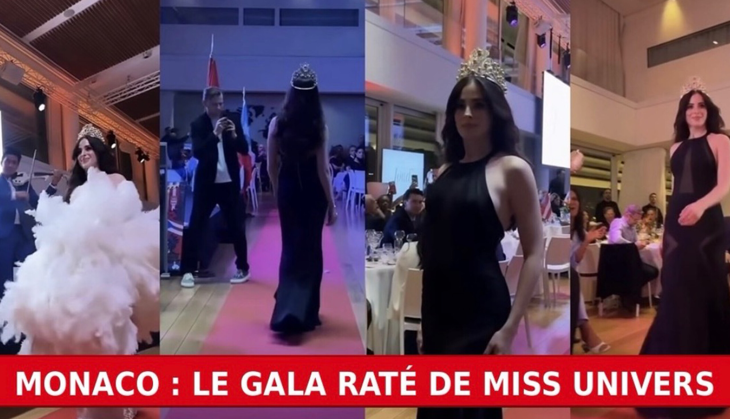 Miss Universe in Monaco: a disastrous fashion show at the heart of an embarrassing gala and the looming shadow of Mexican cartels