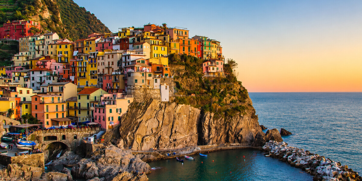 Le plus beau paysage des Cinque Terre surplombe la Méditerranée