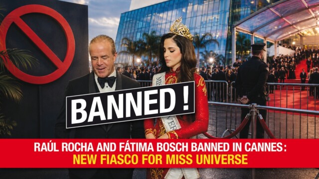 Raúl Rocha et Fátima Bosch bannis à Cannes : nouveau fiasco pour Miss Univers Raúl Rocha et Fátima Bosch bannis à Cannes : nouveau fiasco pour Miss Univers