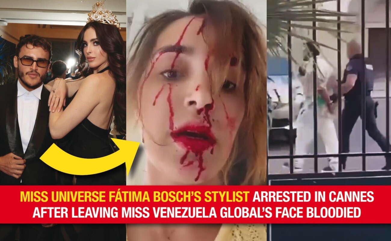 Miss Univers : arrestation du styliste de Fátima Bosch, obligée de fuir Cannes. (Vidéo de l'arrestation : Jordi Martin)
