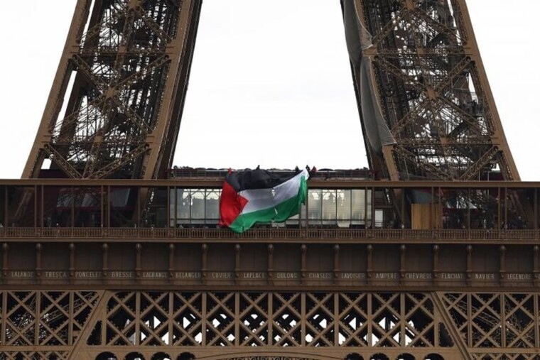 Action propalestinienne au sommet de la tour Eiffel : six militants renvoyés devant la justice