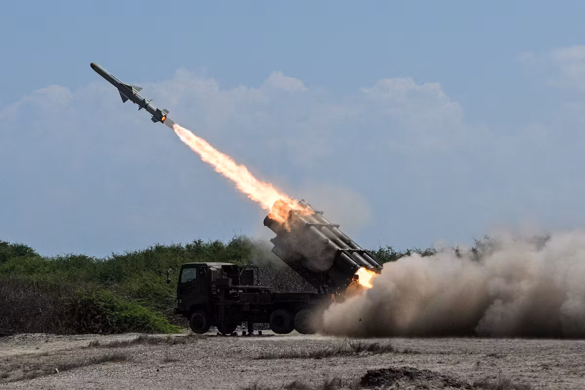 Show of force in the South China Sea: Japan fires a missile during military exercises with its allies