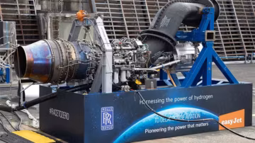 EasyJet et Rolls-Royce font tourner un moteur d’avion à l’hydrogène, une promesse encore à financer