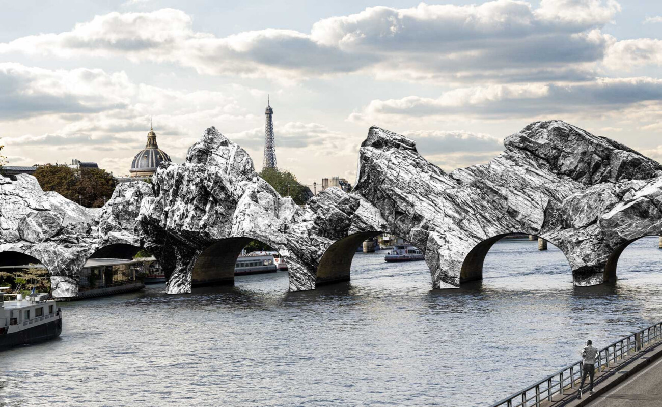 JR transforme le Pont-Neuf en immense grotte immersive