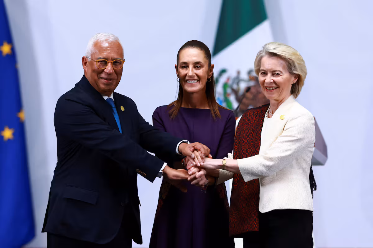 Mexico and the European Union seal a sweeping trade deal to reduce their dependence on the United States