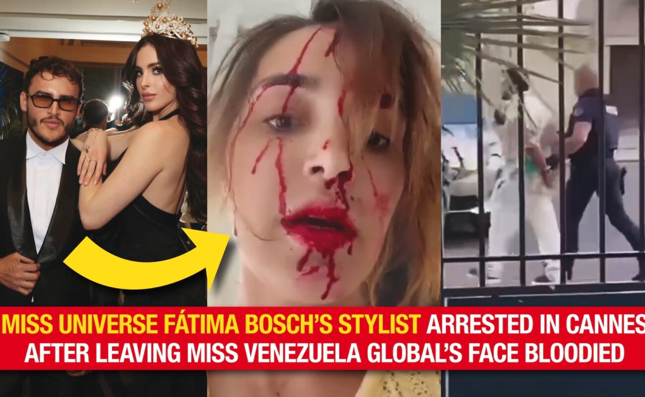 Miss Univers : arrestation du styliste de Fátima Bosch, obligée de fuir Cannes. (Vidéo de l'arrestation : Jordi Martin)